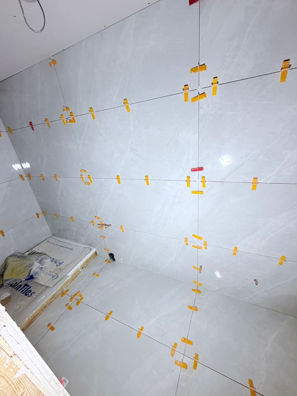 Bathroom tiling detail